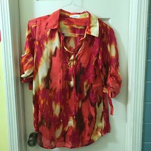 Calvin klein 3/4 blouse